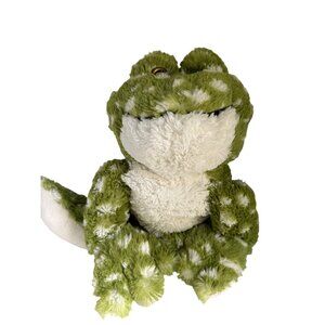 Ganz large 18 in Plush Green & White Polka Dot Frog Stuffed Animal Toy